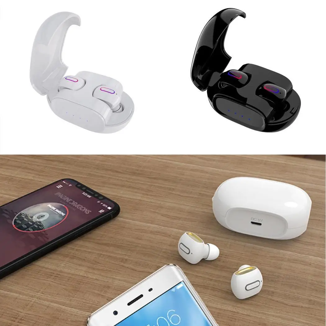 Wireless Bluetooth Hifi Headset Stereo In-Ear 6 32 Earbuds Earphone with Casual 90-110 4.5-5 IPX5 Charging Box | Электроника