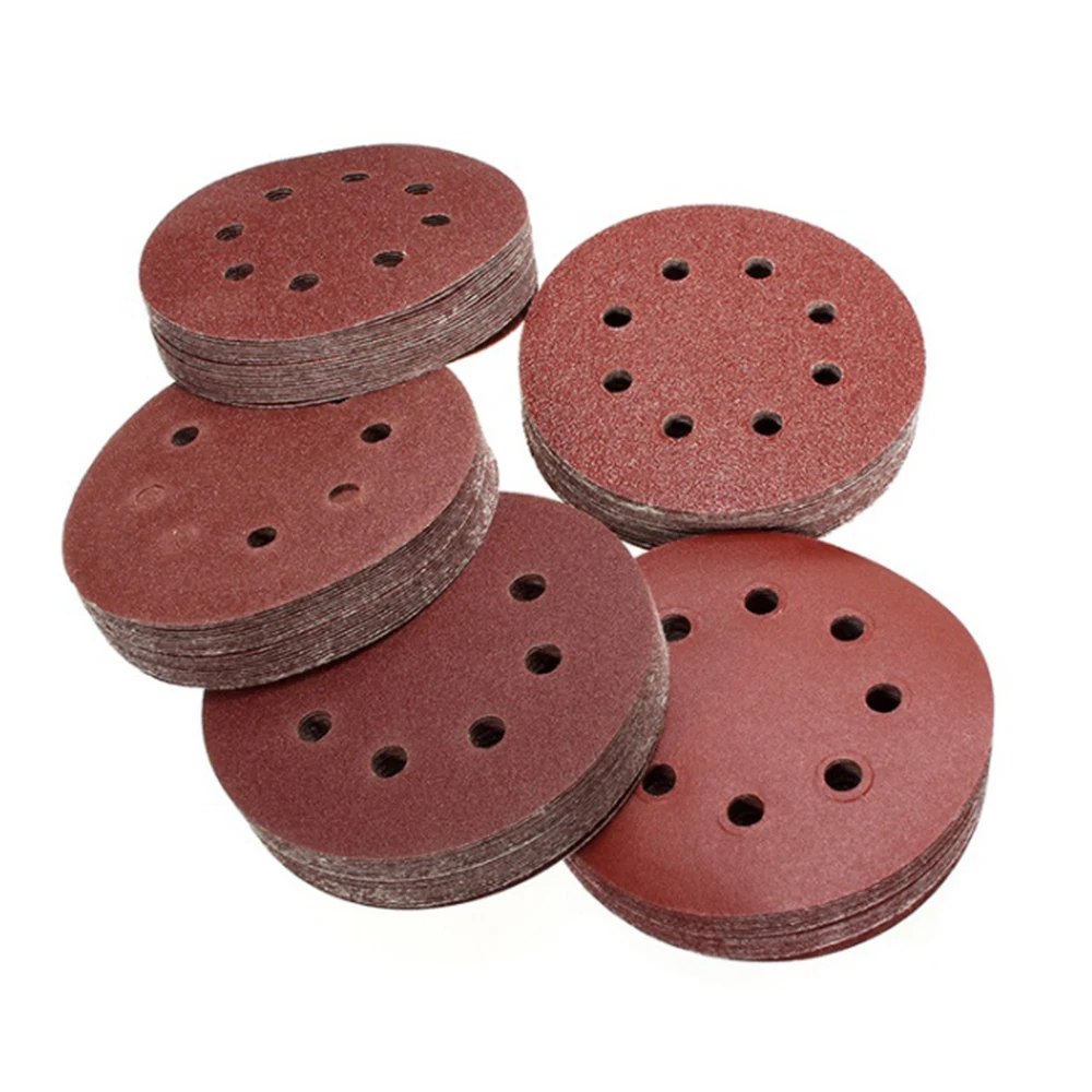 100pcs 125mm Hook Loop Sanding Polishing Sheet Sandpaper with 8 Hole 60-1000 Grit Sander Disc Abrasives Tools for Polish Machine
100pcs 125mm Hook Loop Sanding Polishing Sheet Sandpaper with 8 Hole 60-1000 Grit Sander Disc Abrasives Tools for Polish Machine