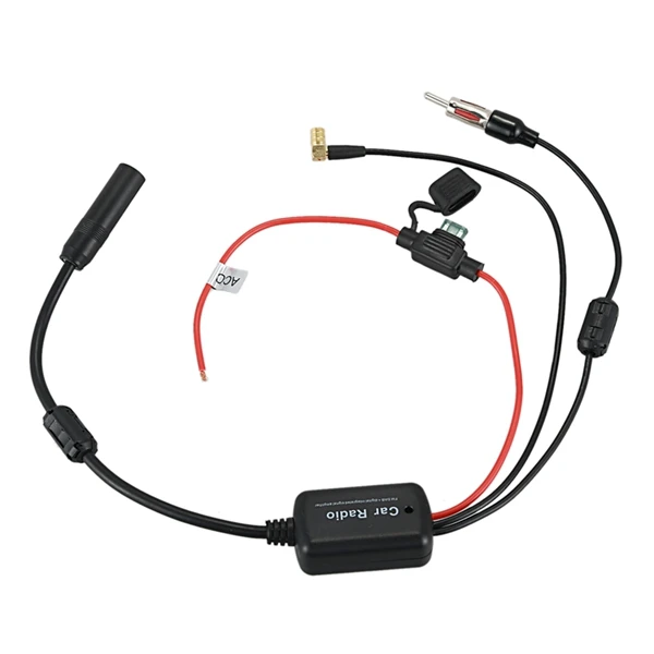 DAB +/FM автомобиля Усилитель радиосигнала преобразования enhancer с разъемом SMB|Кабели