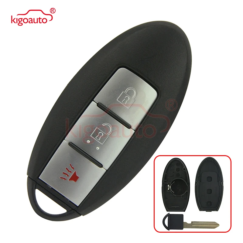 Kigoauto KR55WK48903 keyless entry Smart key case 3 button for Infiniti with insert key blade 2006 2007 2008 2009 2010 2011 2012
Kigoauto KR55WK48903 keyless entry Smart key case 3 button for Infiniti with insert key blade 2006 2007 2008 2009 2010 2011 2012
