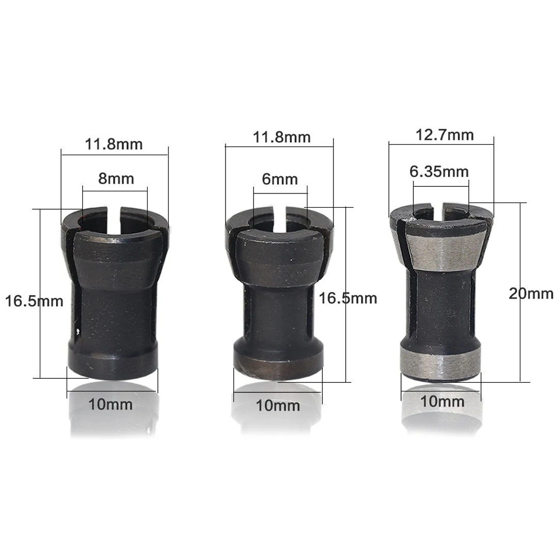 Woodworking Cutter 6mm/6.35mm/8mm Collet Chuck Engraving Trimming Machine Electric Router For Machinery Manufacturing
Woodworking Cutter 6mm/6.35mm/8mm Collet Chuck Engraving Trimming Machine Electric Router For Machinery Manufacturing