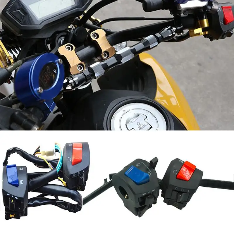 Professional 2pcs 125 7'' 8" 22mm Plastic Black Motorcycle Switch Assembly Handle Steering Switch Handlebar Control
Professional 2pcs 125 7'' 8" 22mm Plastic Black Motorcycle Switch Assembly Handle Steering Switch Handlebar Control