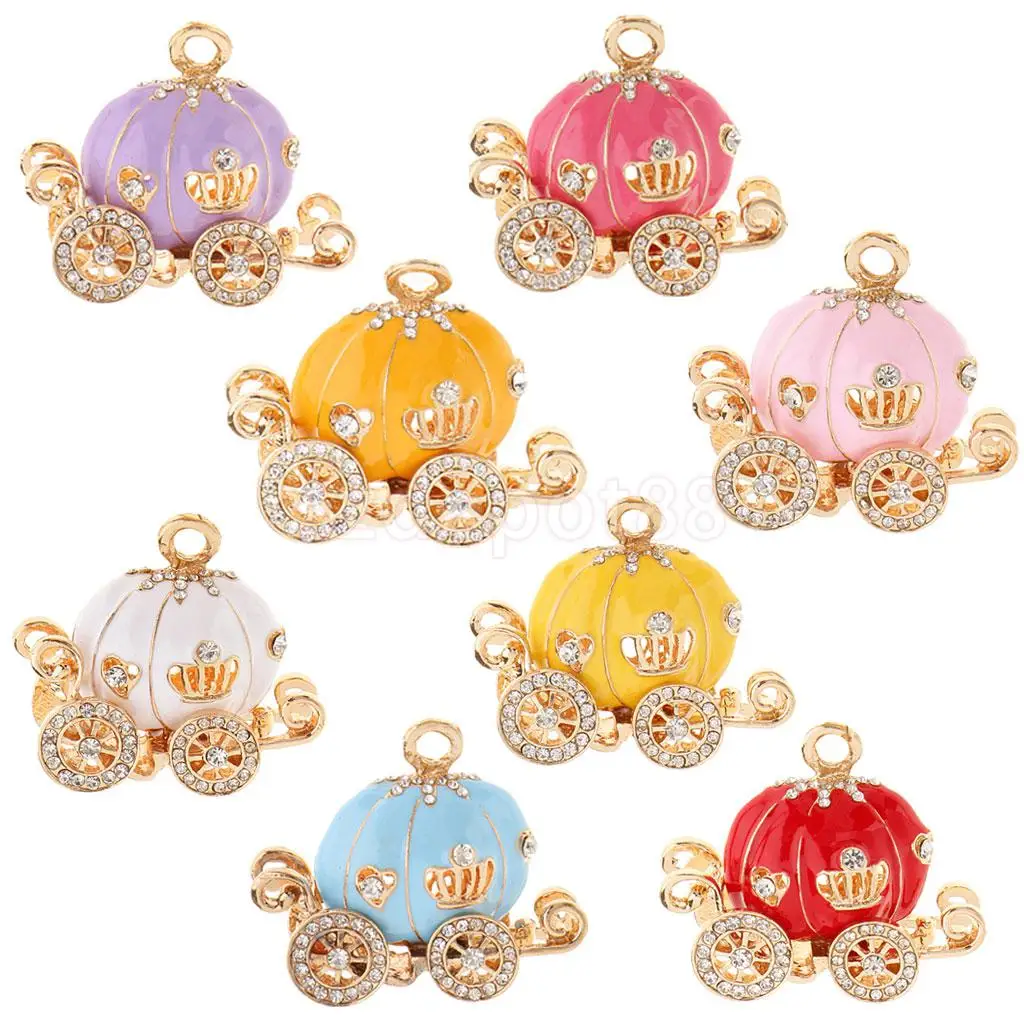 Fairy Tale Style Pumpkin Carriage Charm DIY Key Ring Part Necklace Bracelet Pendant Key Chain Accessory Bag Handbag Purse Decor
Fairy Tale Style Pumpkin Carriage Charm DIY Key Ring Part Necklace Bracelet Pendant Key Chain Accessory Bag Handbag Purse Decor
