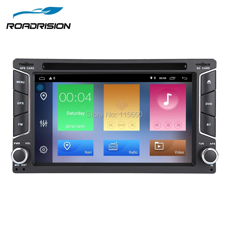 RoadRision 2din Android 8 1 универсальный автомобильный DVD GPS навигатор Indash автомобильное