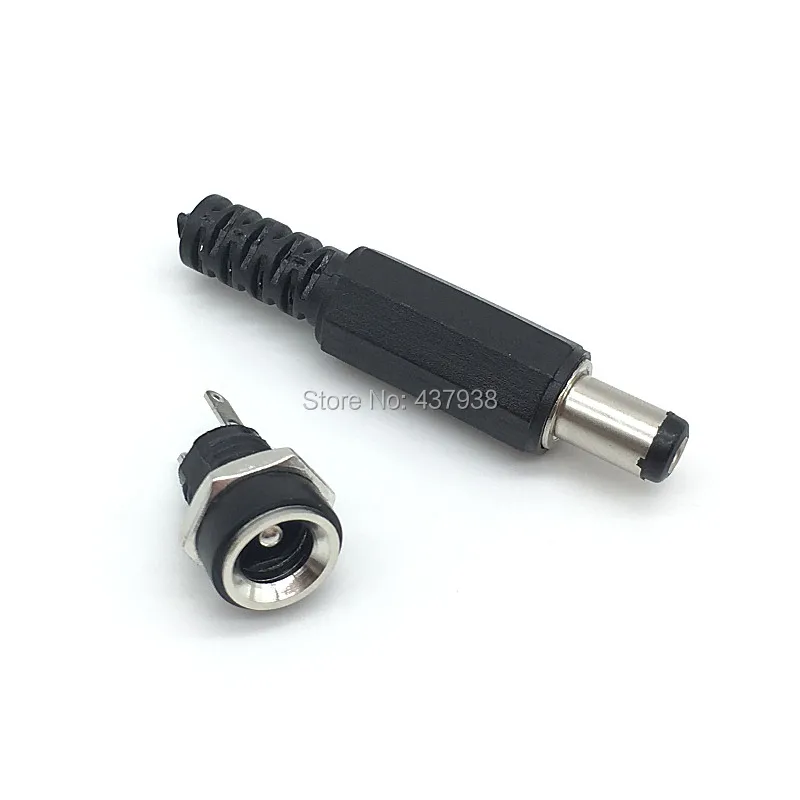 10pcs 5pair DC Power Connector 5.5x2.1mm 5.5x2.5mm Female Plug Jack + Male Plug Jack Socket Adapater DC-022B
10pcs 5pair DC Power Connector 5.5x2.1mm 5.5x2.5mm Female Plug Jack + Male Plug Jack Socket Adapater DC-022B