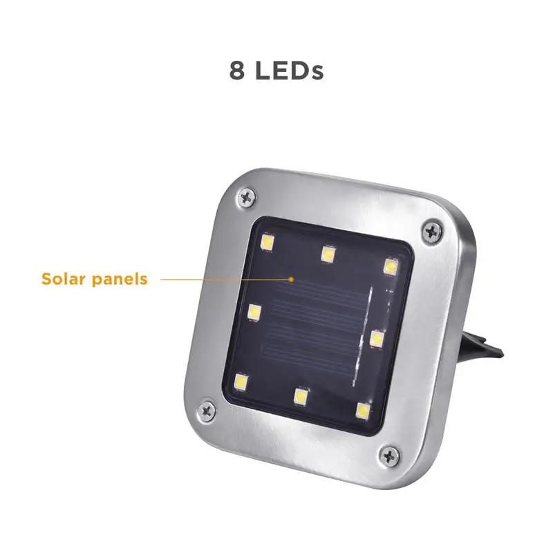 8LED Solar Power Buried Lamp Underground Light Outdoor Path Garden Decking Lights IP65 Waterproof Solar Led Light Outdoor
8LED Solar Power Buried Lamp Underground Light Outdoor Path Garden Decking Lights IP65 Waterproof Solar Led Light Outdoor