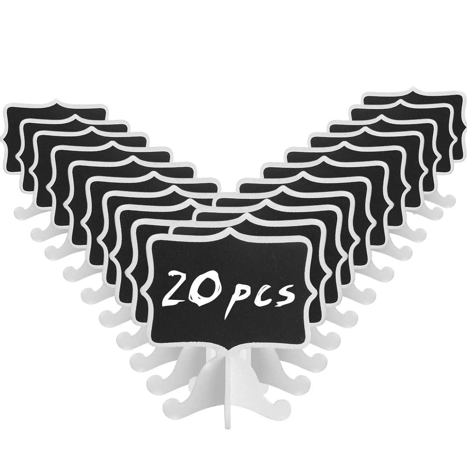 New-Set of 20 Mini Chalkboard- Small Blackboard for Catering Supplies, Food Labels, Party Decorations, Table Numbers for Weddi
New-Set of 20 Mini Chalkboard- Small Blackboard for Catering Supplies, Food Labels, Party Decorations, Table Numbers for Weddi