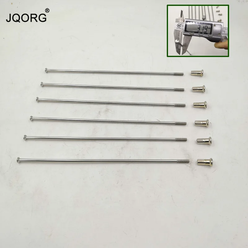 Спицы JQORG 10G, диаметр 3,2 мм, нержавеющая сталь 304, с латунными гайками спицы мотоцикла, длина 80-250 мм, под заказ
Спицы JQORG 10G, диаметр 3,2 мм, нержавеющая сталь 304, с латунными гайками спицы мотоцикла, длина 80-250 мм, под заказ