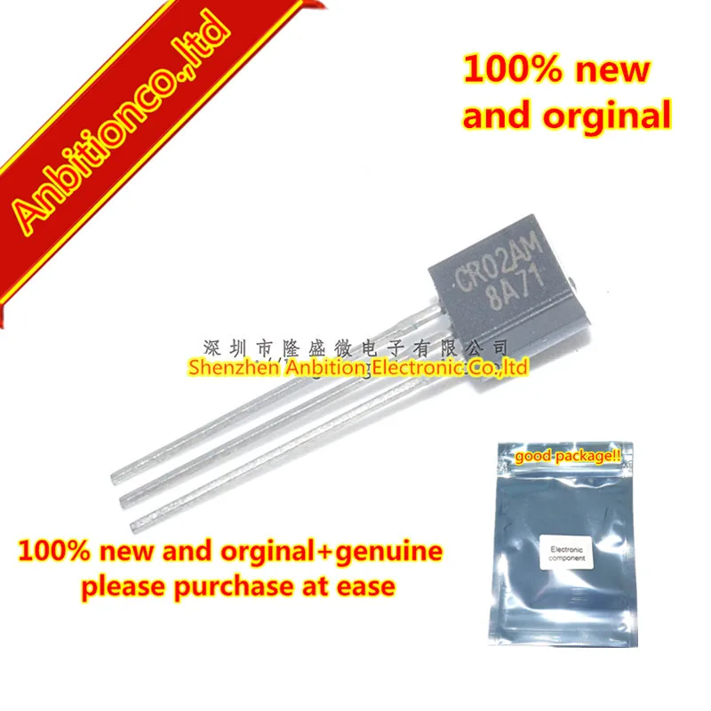 20pcs 100% new and orginal CR02AM TO-92 LOW POWER USE PLANAR PASSIVATION TYPE in stock
20pcs 100% new and orginal CR02AM TO-92 LOW POWER USE PLANAR PASSIVATION TYPE in stock