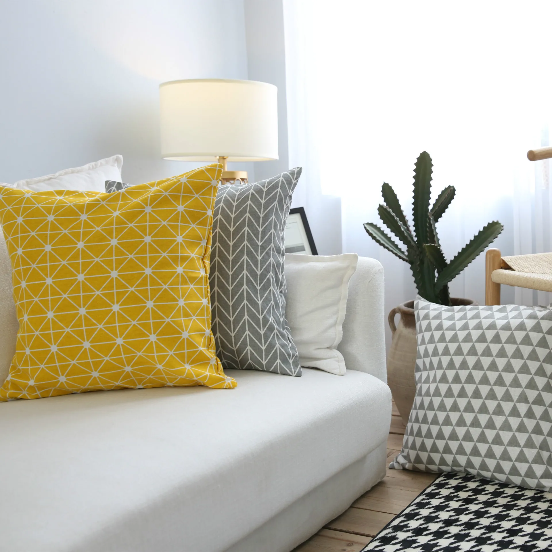 New Geometric Printed Pillow Case cover Square 45cm*45cm Flax Pillowcase Home Decorative
New Geometric Printed Pillow Case cover Square 45cm*45cm Flax Pillowcase Home Decorative