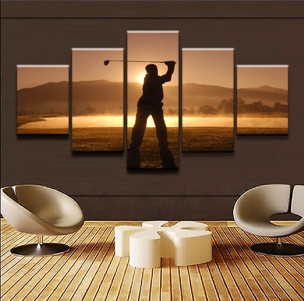 Canvas Wall Art Modular Pictures HD Prints Living Room Home Decor 5 Pieces Sports Golf Paintings Framework Landscape Posters
Canvas Wall Art Modular Pictures HD Prints Living Room Home Decor 5 Pieces Sports Golf Paintings Framework Landscape Posters