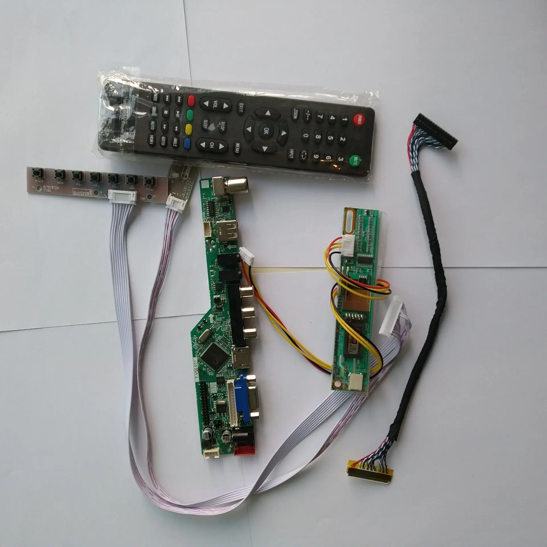 TV LCD LED VGA HDMI AV RF USB Audio Controller Board For Samsung display LTN154X3-L06 1280*800 15.4" Monitor panel
TV LCD LED VGA HDMI AV RF USB Audio Controller Board For Samsung display LTN154X3-L06 1280*800 15.4" Monitor panel