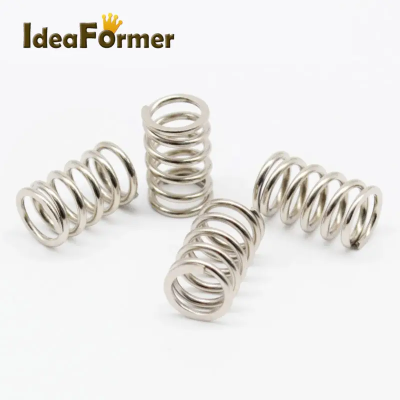 New 10 pcs/lot Ultimaker 2 Makerbot Leveling Kit Wade Hot Bed Spring ULTIMAKER2 UM2 3D printer Accessories
New 10 pcs/lot Ultimaker 2 Makerbot Leveling Kit Wade Hot Bed Spring ULTIMAKER2 UM2 3D printer Accessories