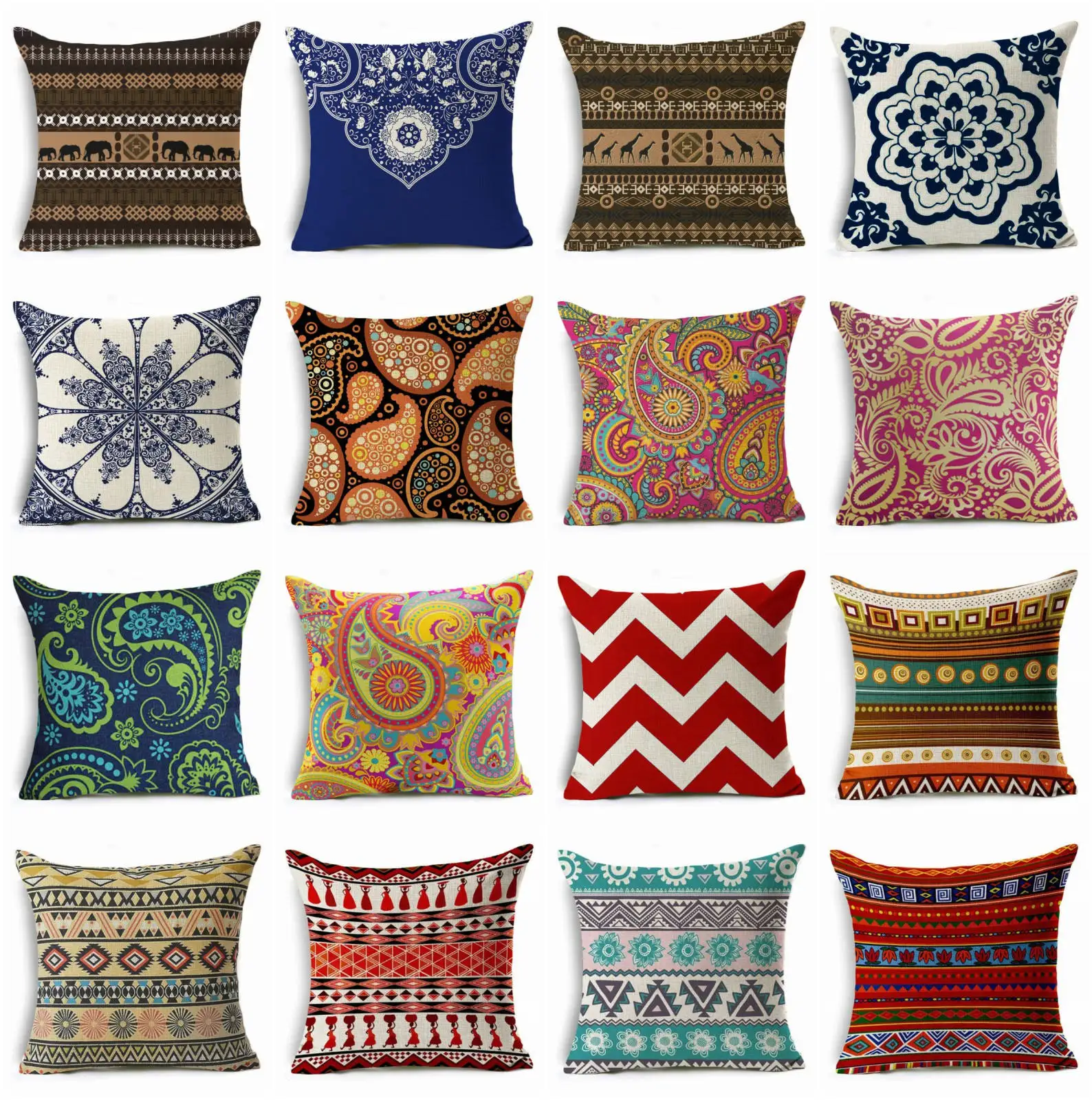 18'' Bohemia cotton Pillow Case Throw Pillowcase Cotton Linen Printed Pillow Covers For Office Home Textile
18'' Bohemia cotton Pillow Case Throw Pillowcase Cotton Linen Printed Pillow Covers For Office Home Textile