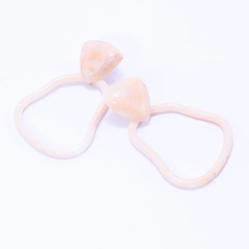 WEALTHYBOO New ZA Women's Resin Pendant Earrings Beige Geometric Irregular Big Gifts Fashion Jewelry | Украшения и аксессуары