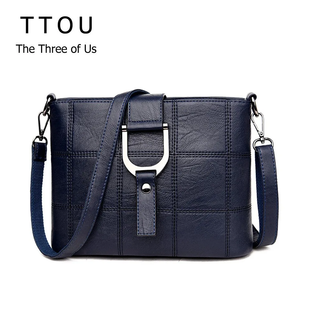 TTOU Luxury Women Messenger Bags Designer Woman Bag Brand Pu Leather Shoulder Tote Sac A Main | Багаж и сумки