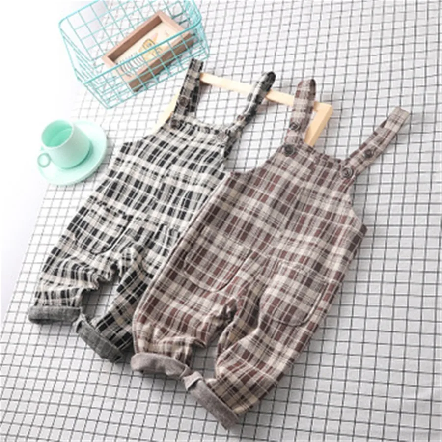 Baby Girl Overalls Korean Fashion Plaid Baby Boy Clothes Newborn Baby Jumpsuit For Girls Kids Spring Autumn Infant Jumpsuit 2019
Baby Girl Overalls Korean Fashion Plaid Baby Boy Clothes Newborn Baby Jumpsuit For Girls Kids Spring Autumn Infant Jumpsuit 2019