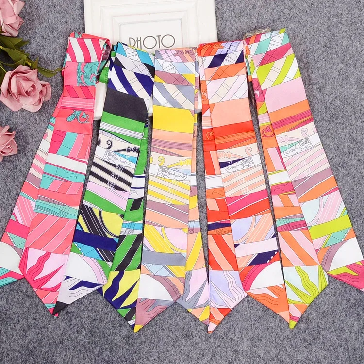 2019 New Fashion Lady Silk Riband Bags Wraps Skinny Scarf Small Ribbon Hair Band Writeband Choker Drop Shipping
2019 New Fashion Lady Silk Riband Bags Wraps Skinny Scarf Small Ribbon Hair Band Writeband Choker Drop Shipping