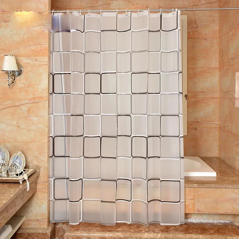 The bathroom shower curtain checkered PEVA Environmental toilet door curtain Shower curtains Waterproof and mould thickening5
The bathroom shower curtain checkered PEVA Environmental toilet door curtain Shower curtains Waterproof and mould thickening5