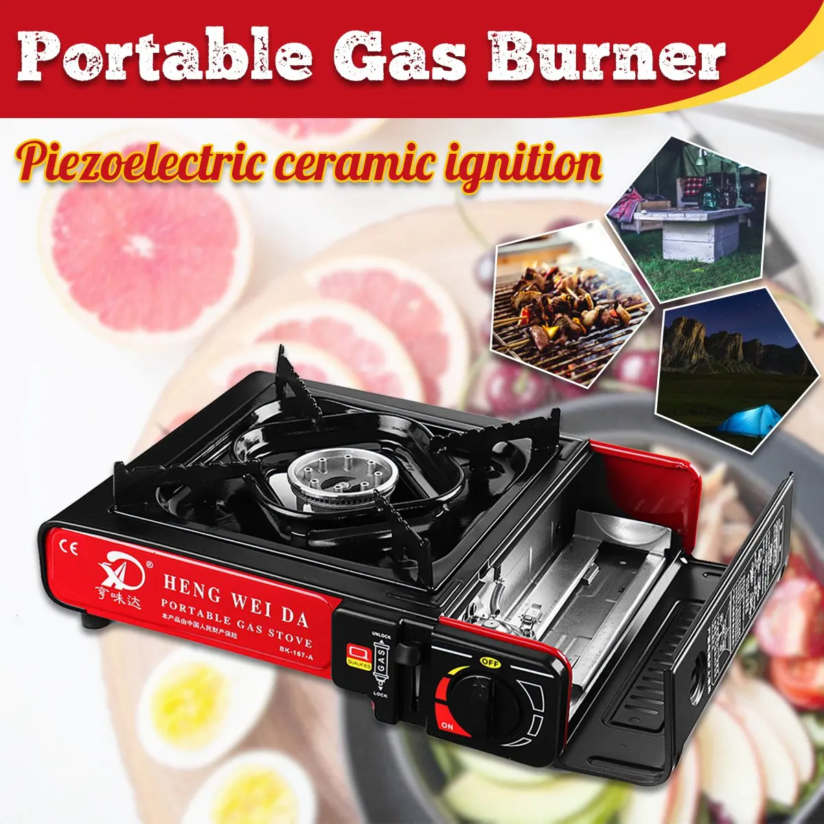 Portable Camping Gas Stove Butane Cooking Bur ners Wind Shield Outdoor Picnic Bbq Cooker Camping Stove Gas
Portable Camping Gas Stove Butane Cooking Bur ners Wind Shield Outdoor Picnic Bbq Cooker Camping Stove Gas