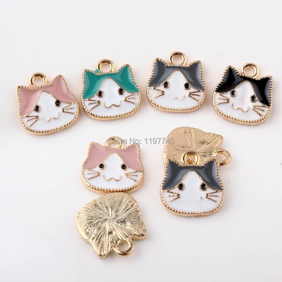 Enamel Charm Cute Cat Alloy Pendant Making Bracelet Necklace Jewelry Handmade Crafts DIY Accessories Fashion New 2019 10pcs
Enamel Charm Cute Cat Alloy Pendant Making Bracelet Necklace Jewelry Handmade Crafts DIY Accessories Fashion New 2019 10pcs