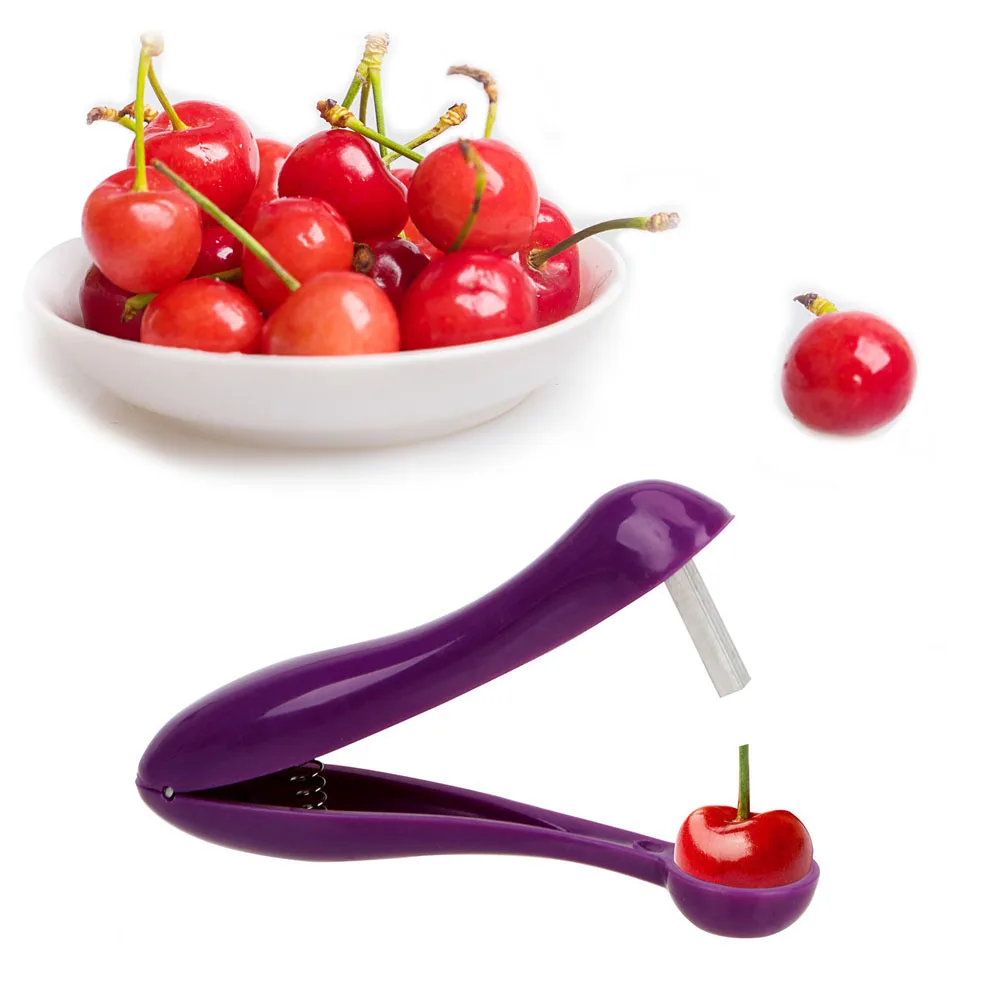 Фото Кухонные аксессуары Easy Cherry Pitter полезный прибор для удаления косточек вишни