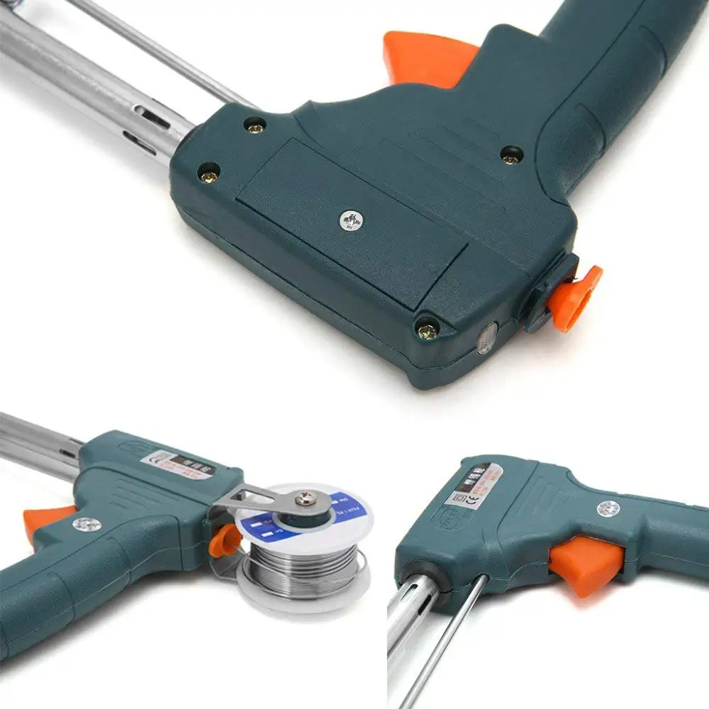 HLZS-US Plug 110V 60W Auto Welding Automatic Feed Soldering Gun Electric Temperature Tool Adjustable Solder Tool Kit Fast Heat
HLZS-US Plug 110V 60W Auto Welding Automatic Feed Soldering Gun Electric Temperature Tool Adjustable Solder Tool Kit Fast Heat