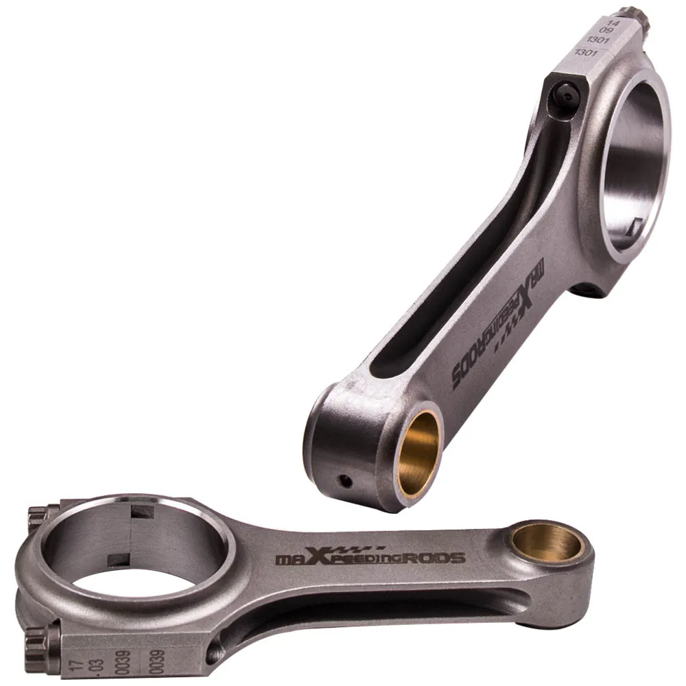 Connecting Rods Fit Fiat 500 120mm Center Length 4340 Forged Steel H-Beam Genuine 5/16 ARP 2000 bolts Balanced Crankshaft EN24
Connecting Rods Fit Fiat 500 120mm Center Length 4340 Forged Steel H-Beam Genuine 5/16 ARP 2000 bolts Balanced Crankshaft EN24