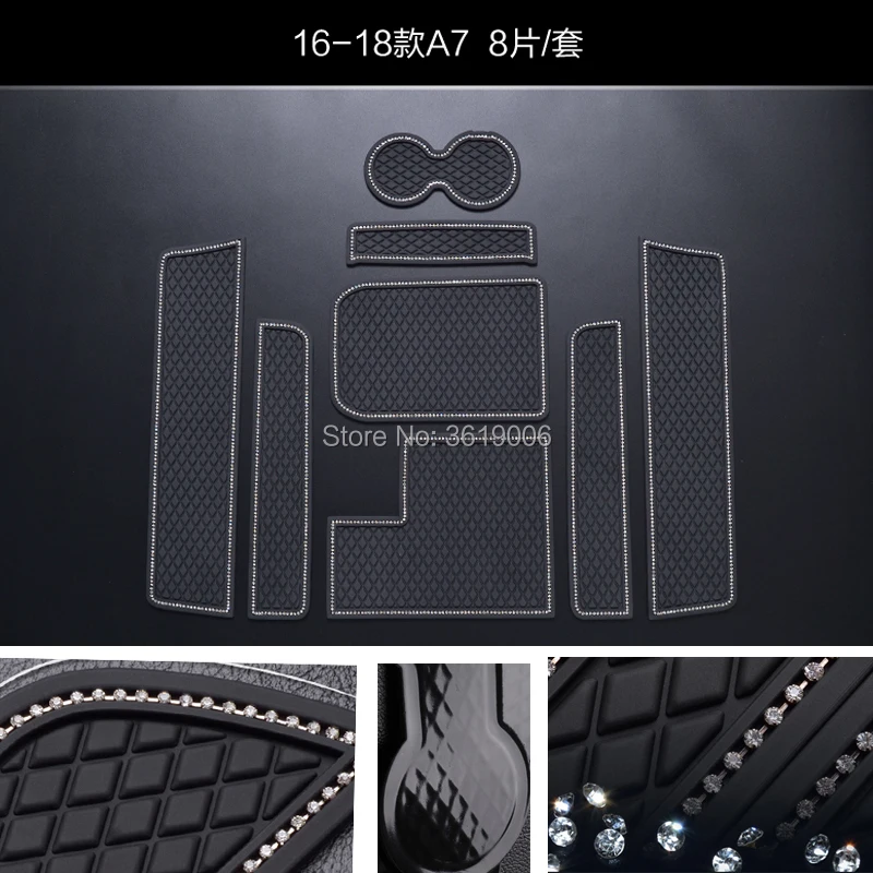 TOMMIA For Audi A7 16-18 Non-slip Interior Door Slot Rubber Door Pad Cup Mat Door Gate Slot Door Groove Mat
TOMMIA For Audi A7 16-18 Non-slip Interior Door Slot Rubber Door Pad Cup Mat Door Gate Slot Door Groove Mat