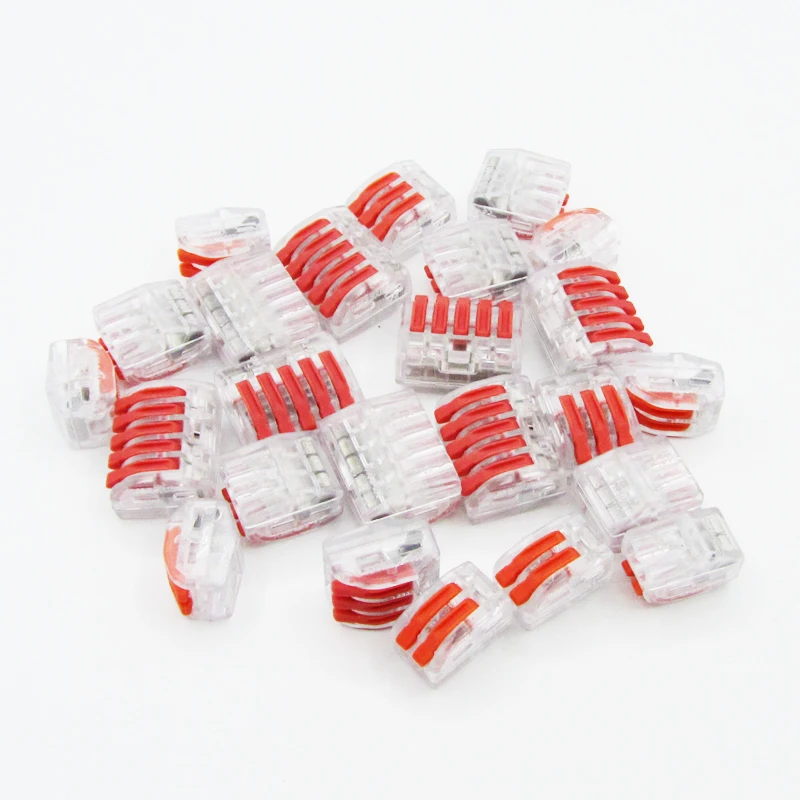 Pin-222 212/3/4/5/8 Compact Wire Wiring Connector Conductor Terminal Block With Lever 0.08-2.5mm2 SPL-2/3 push-in Terminal Block
Pin-222 212/3/4/5/8 Compact Wire Wiring Connector Conductor Terminal Block With Lever 0.08-2.5mm2 SPL-2/3 push-in Terminal Block