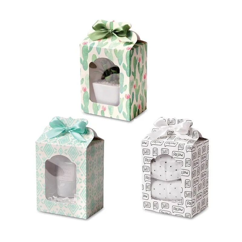 12 PCS Gift Box Packaging Window Wedding Gift Box Ribbon Paper Gift Bag Baby Underwear Jam Small Toy Honey Handmade Candy Boxes
12 PCS Gift Box Packaging Window Wedding Gift Box Ribbon Paper Gift Bag Baby Underwear Jam Small Toy Honey Handmade Candy Boxes