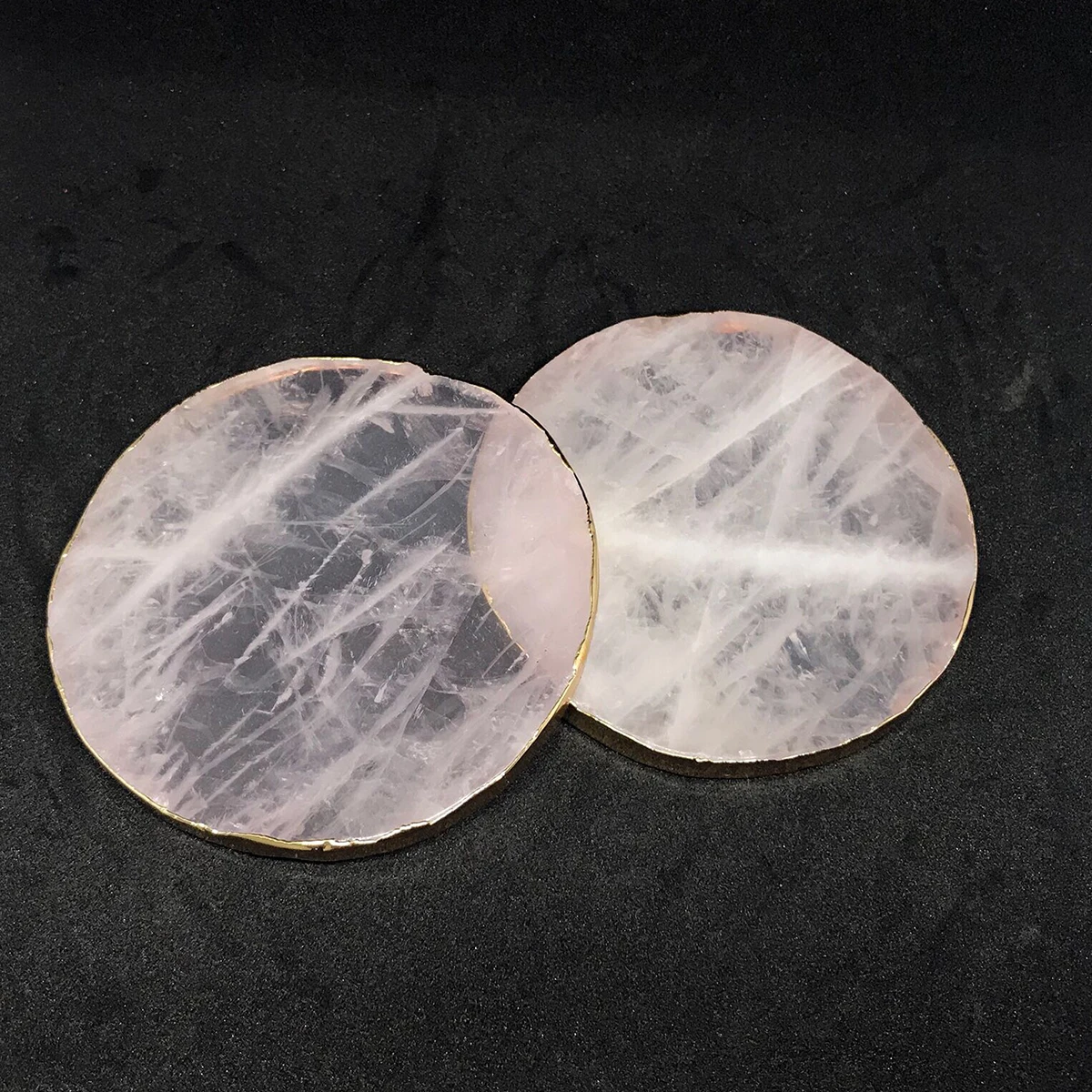 1pc Natural Crystal Pink Coffee Coaster Cup Mats Pads Platter Quartz Clear Rose Waterproof Desktop Non-slip Pad Table Decoration
1pc Natural Crystal Pink Coffee Coaster Cup Mats Pads Platter Quartz Clear Rose Waterproof Desktop Non-slip Pad Table Decoration