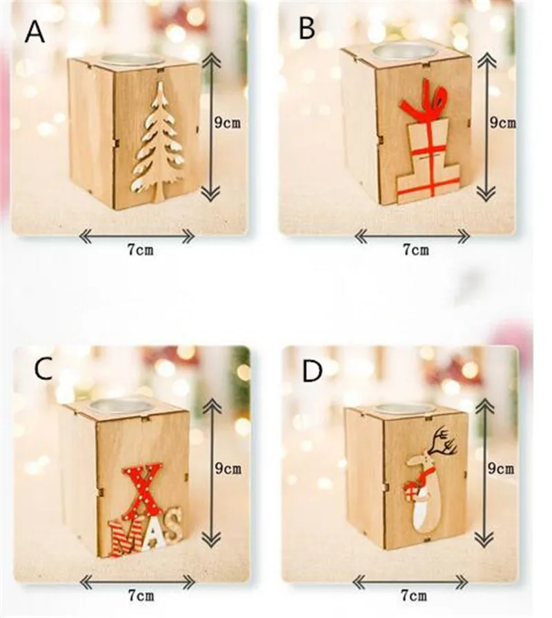 Hot 200pcs Christmas Wood Candle Holder Candlestick Table Lamp For Tea Light Decoration
Hot 200pcs Christmas Wood Candle Holder Candlestick Table Lamp For Tea Light Decoration