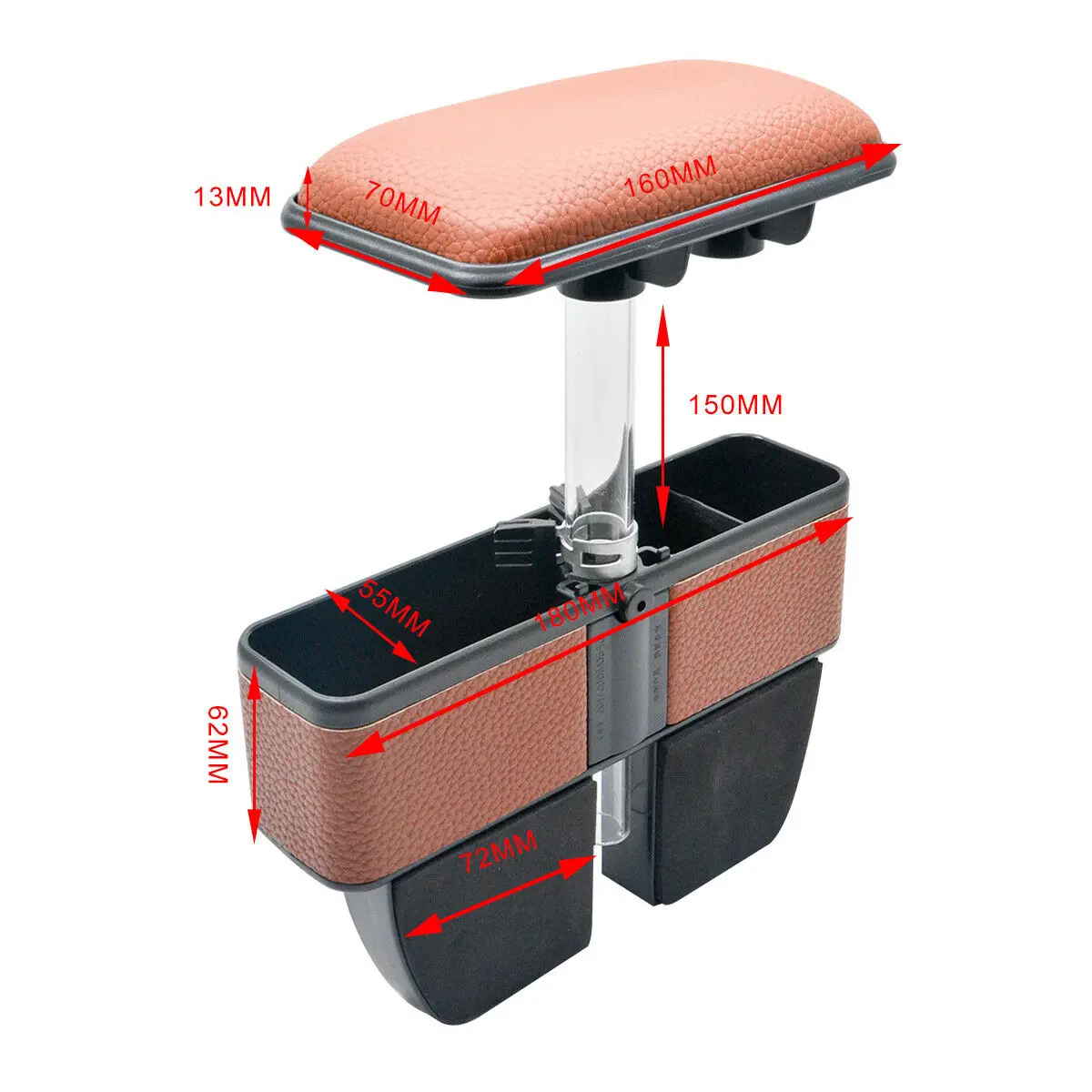 Leather Car Storage Box Brown Car Armrest Seat Filler Pocket Storage Organiser Arm Rest Cover for car van bus New Universal
Leather Car Storage Box Brown Car Armrest Seat Filler Pocket Storage Organiser Arm Rest Cover for car van bus New Universal