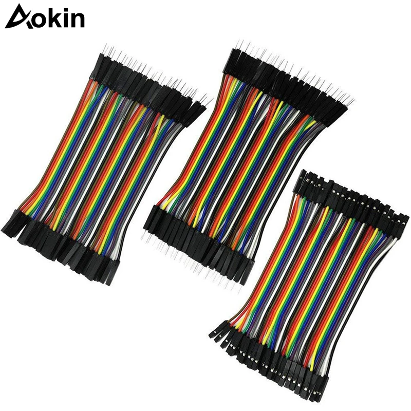 dupont cables 120 pcs male to female to male 10 cm dupont lines for breadboard jumper wires/cable for Arduino DIY KIT
dupont cables 120 pcs male to female to male 10 cm dupont lines for breadboard jumper wires/cable for Arduino DIY KIT