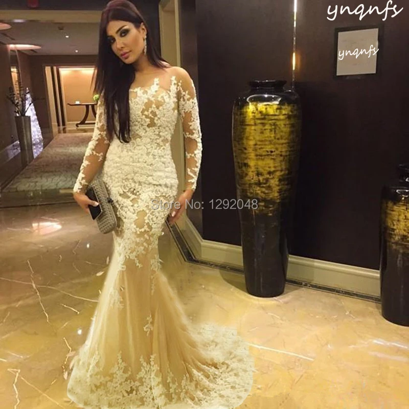YNQNFS ED250 Elegant Evening Gown Lace Appliques Long Sleeves Bridesmaid Dresses Mermaid Abendkleider Robe de Soiree 2019
YNQNFS ED250 Elegant Evening Gown Lace Appliques Long Sleeves Bridesmaid Dresses Mermaid Abendkleider Robe de Soiree 2019