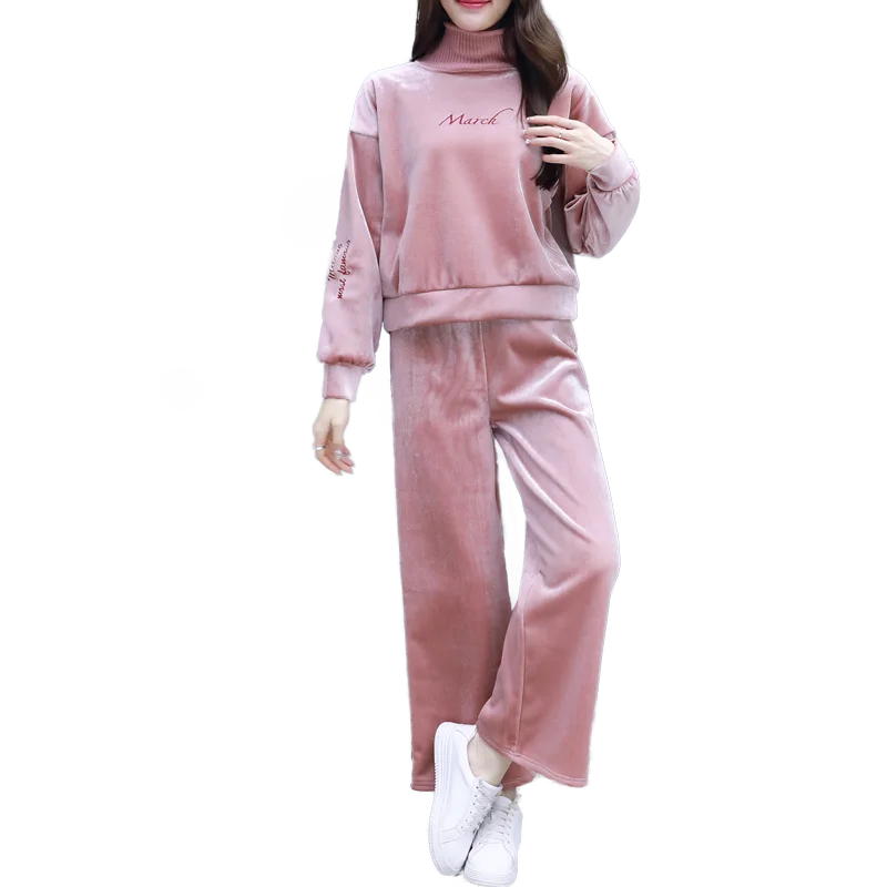 embroidery letter loose hoodies pants new winter suit women long sleeve fleece leisure trousers thickening two-piece students
embroidery letter loose hoodies pants new winter suit women long sleeve fleece leisure trousers thickening two-piece students