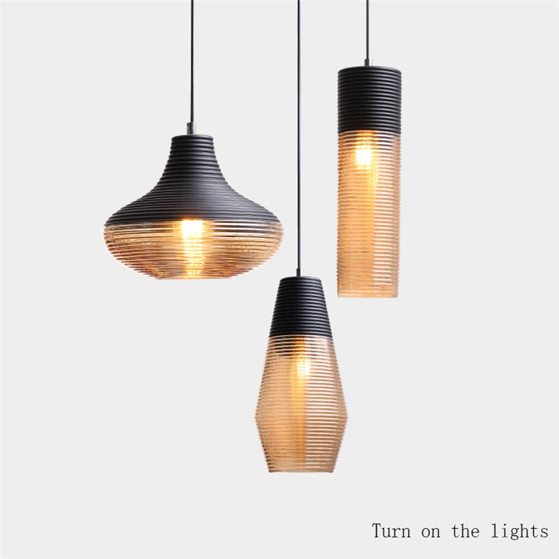 Modern LED Pendant Lamps Vintage Glass Pendant Lights Living Room Bedroom Loft Industrial Home Decor Kitchen Fixtures Hang Lamp
Modern LED Pendant Lamps Vintage Glass Pendant Lights Living Room Bedroom Loft Industrial Home Decor Kitchen Fixtures Hang Lamp