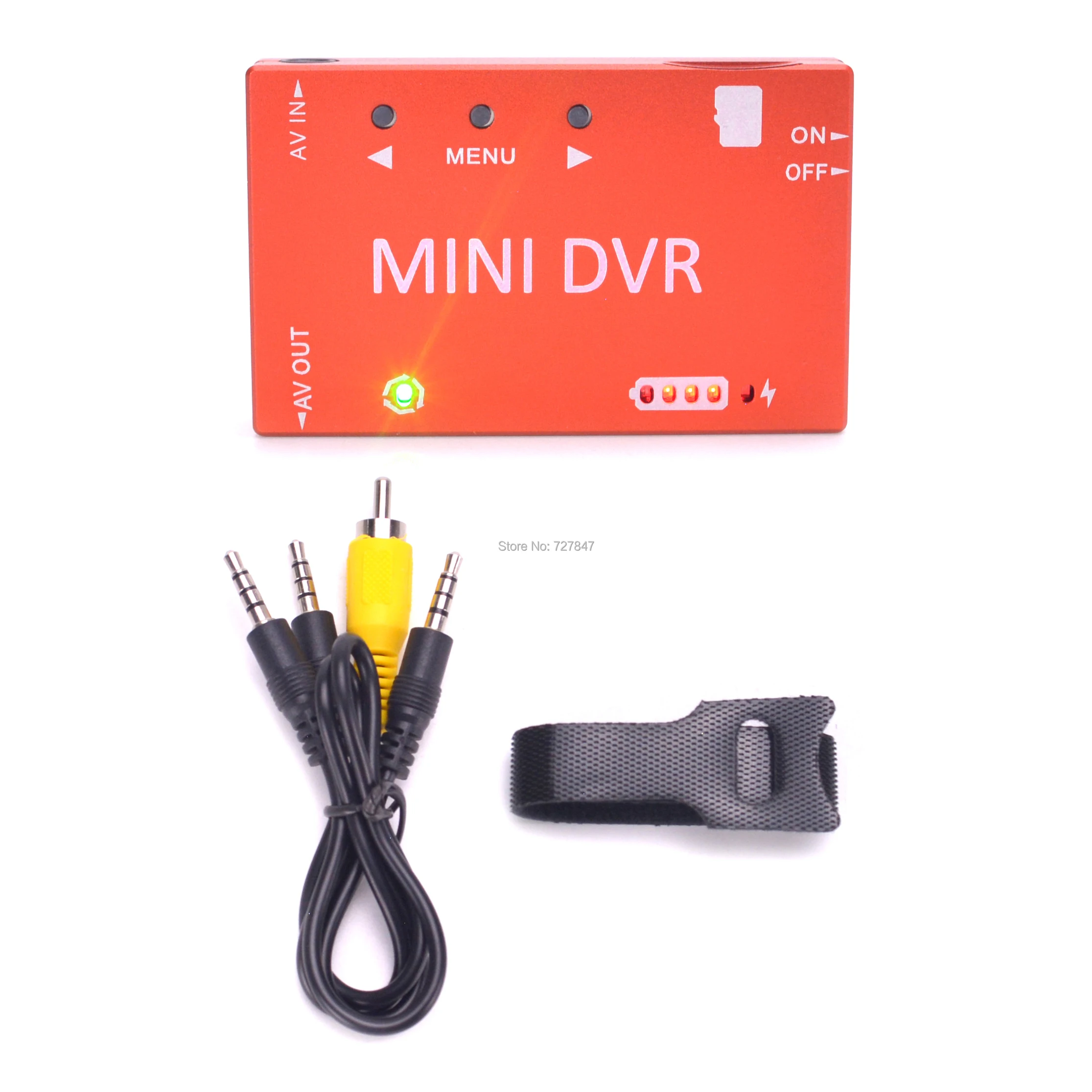 Mini FPV DVR Video Audio Recorder Built-in 3.7V 400mah Battery for FPV RC Multicopters VR Goggle
Mini FPV DVR Video Audio Recorder Built-in 3.7V 400mah Battery for FPV RC Multicopters VR Goggle
