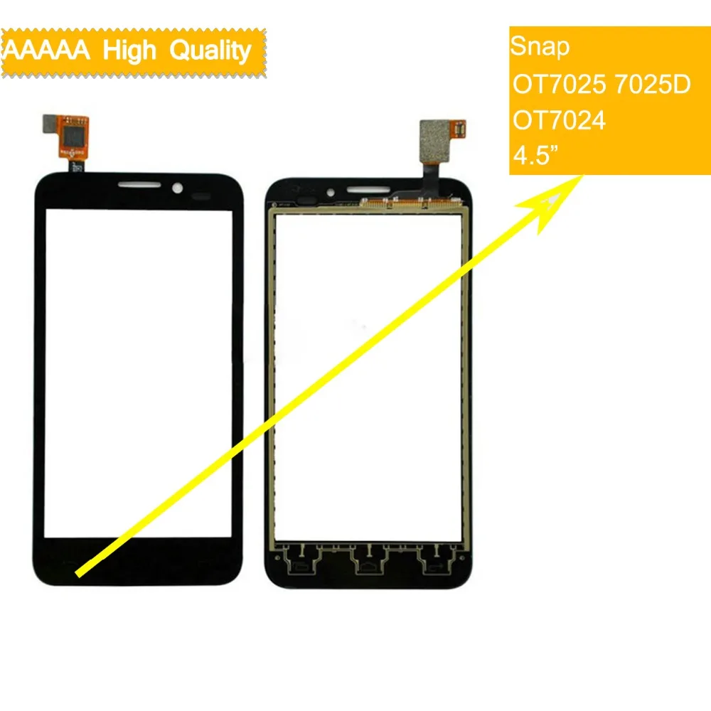 10Pcs/lot For Alcatel One Touch Snap OT7025 7025D OT7024 Touch Screen Touch Panel Sensor Digitizer Front Outer Glass Touchscreen
10Pcs/lot For Alcatel One Touch Snap OT7025 7025D OT7024 Touch Screen Touch Panel Sensor Digitizer Front Outer Glass Touchscreen