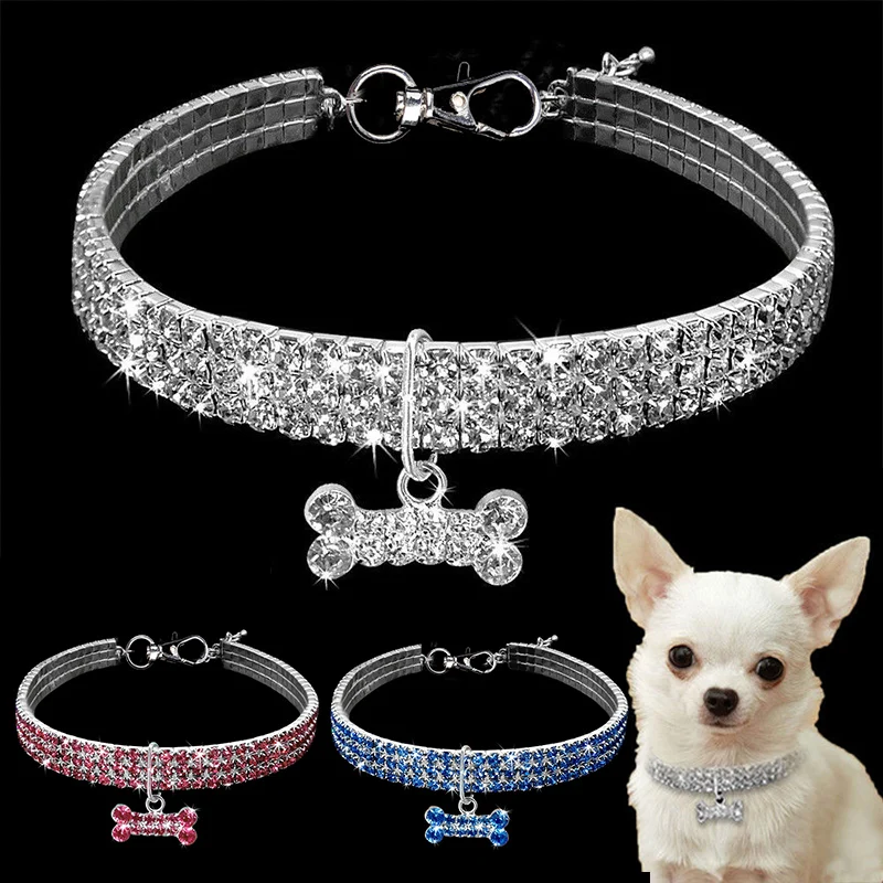 Sale 1PC Crystal High Quality Popular Dog Collar Luxurious Bling Rhinestone Pet Supplies
Sale 1PC Crystal High Quality Popular Dog Collar Luxurious Bling Rhinestone Pet Supplies