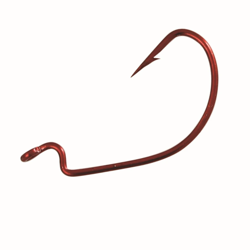 50pcs Offset Hooks Lure Worm Bait Jig Hooks Carbon Steel Fishing Hooks with Box (Red)
50pcs Offset Hooks Lure Worm Bait Jig Hooks Carbon Steel Fishing Hooks with Box (Red)