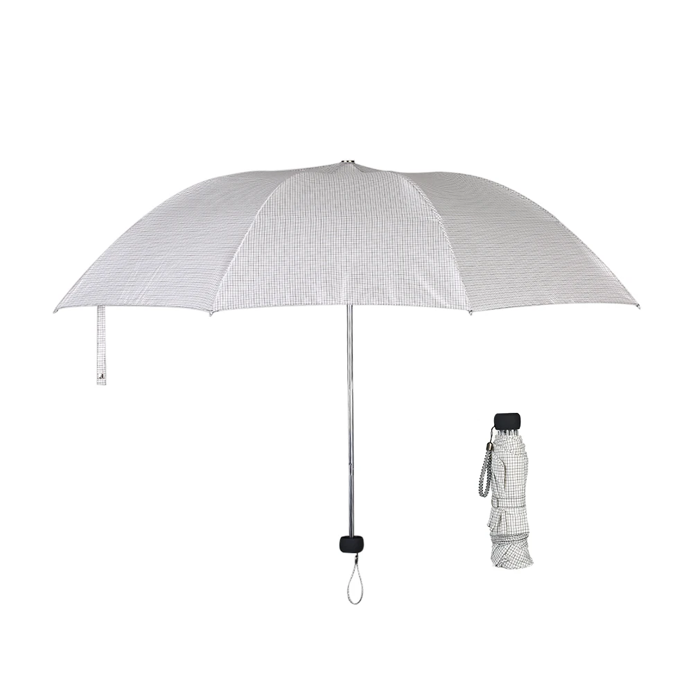 

Зонт Paradise складной тройной с защитой от дождя и солнца, 8 ребер, ветрозащитный водонепроницаемый Зонт UPF 50 + с защитой от ультрафиолета, с покр...