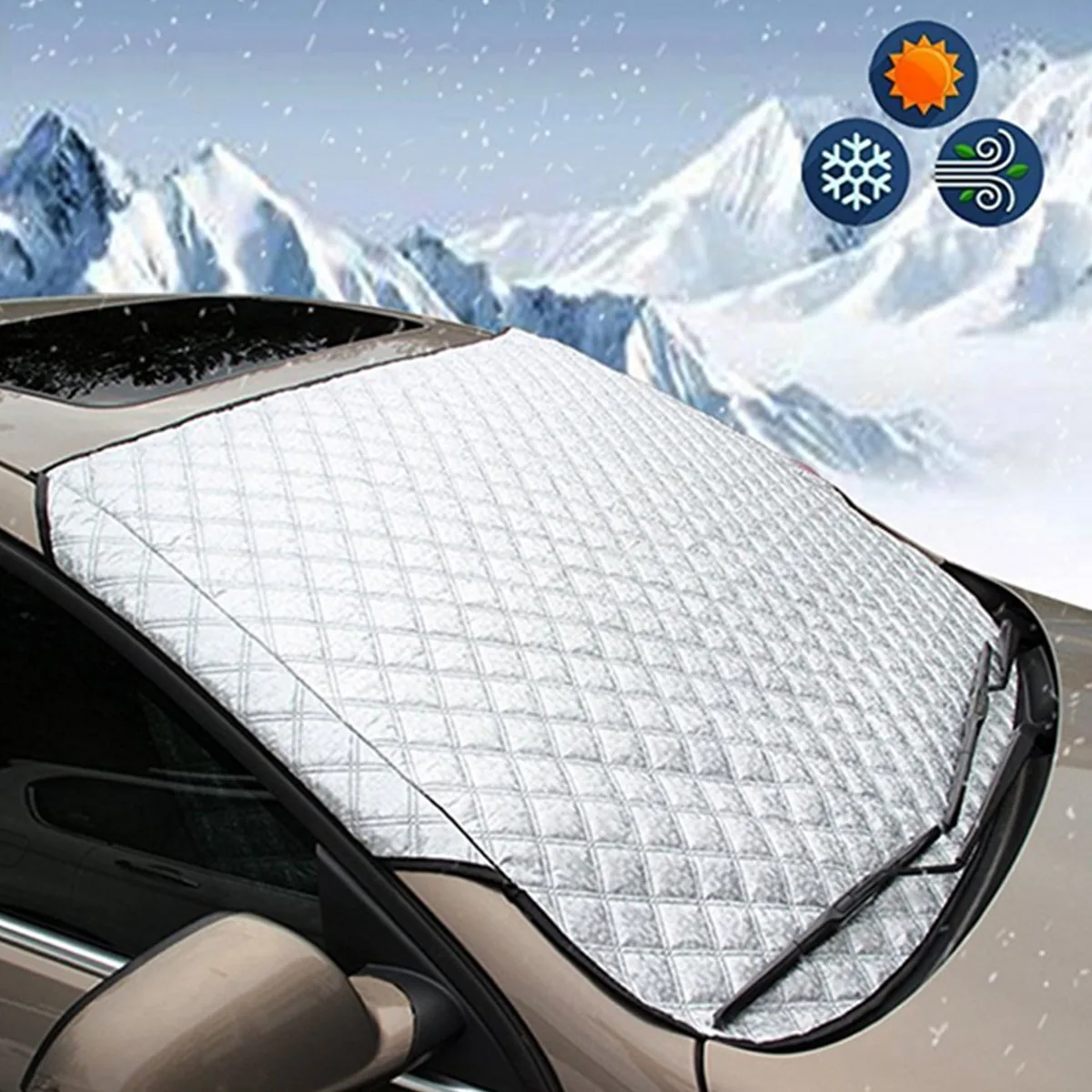147*70 см чехол для ветрового стекла автомобиля Защита от солнца мороза льда снега