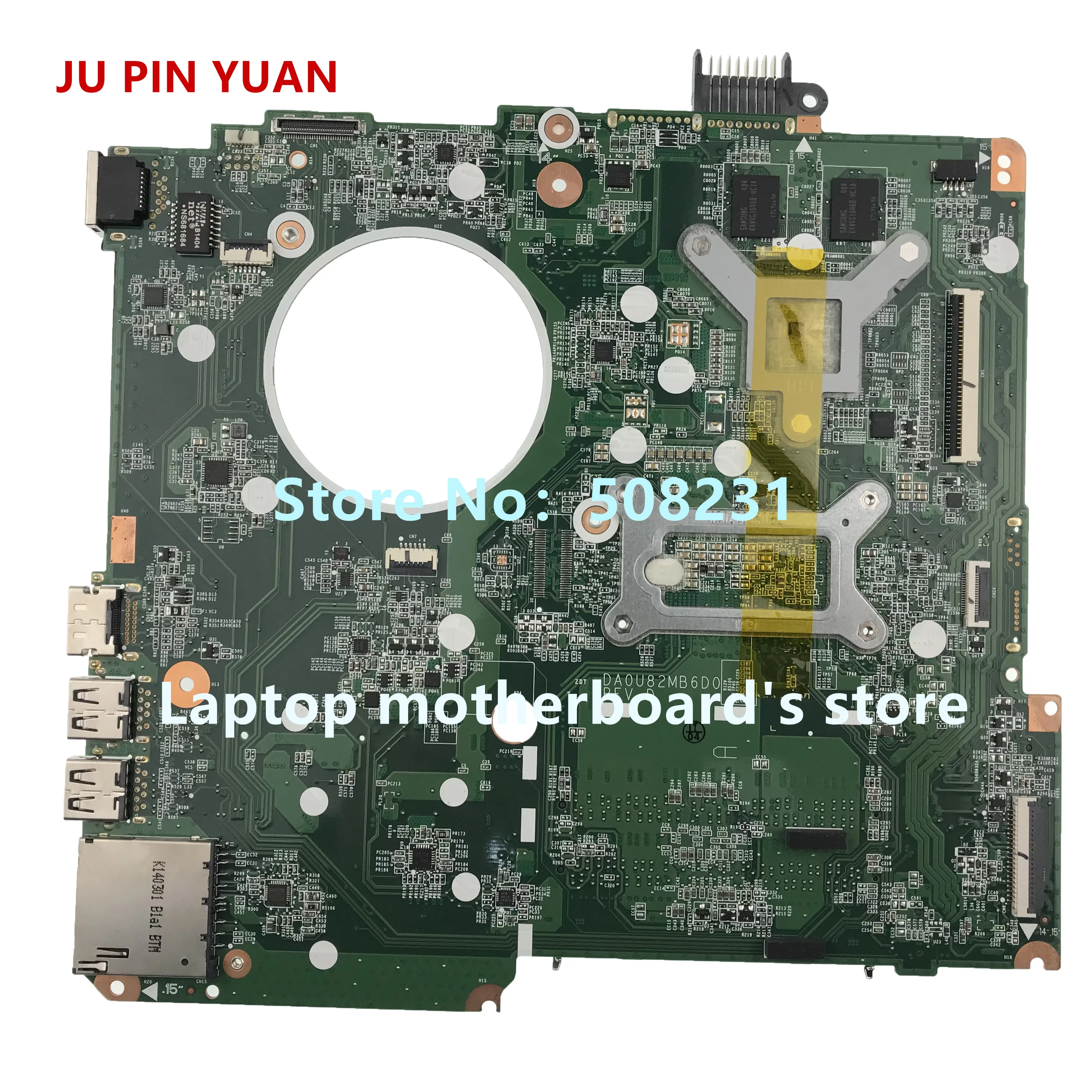JU PIN YUAN 736377-001 736377-501 U83 mainboard For HP Pavilion 15-N Series Laptop Motherboard DA0U83MB6E0 I5-4200U fully Tested
JU PIN YUAN 736377-001 736377-501 U83 mainboard For HP Pavilion 15-N Series Laptop Motherboard DA0U83MB6E0 I5-4200U fully Tested