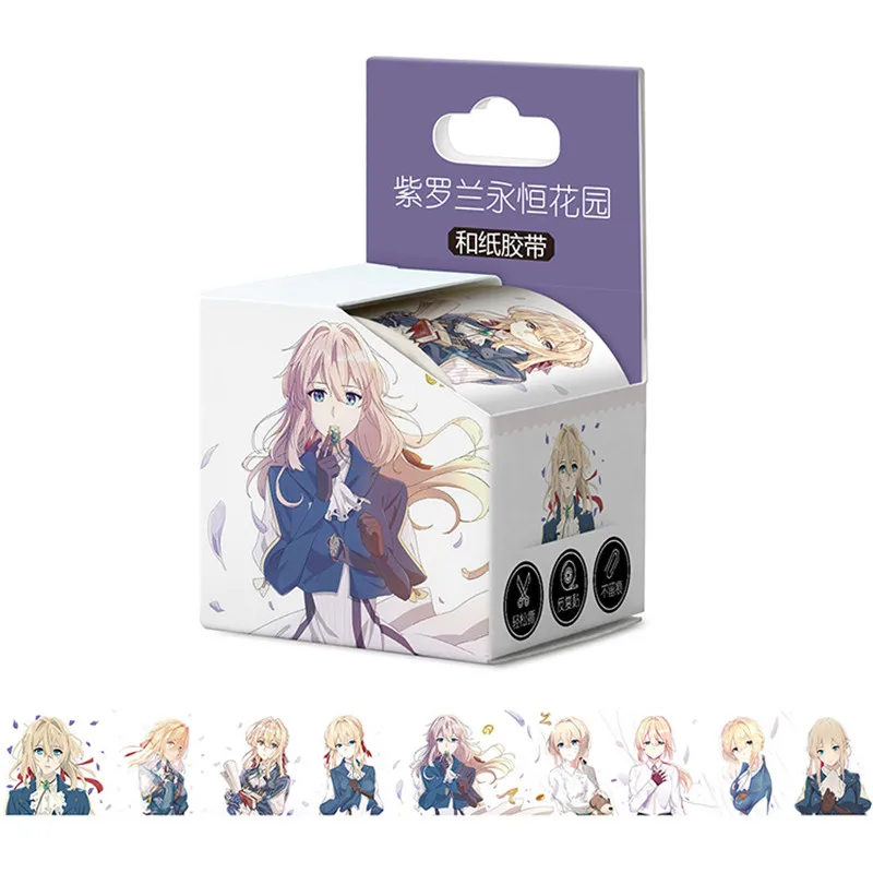 10 boxes/lot Anime Violet Evergarden Tape TOY Washi Tape Paper Hand account sticker 40mm x 5m
10 boxes/lot Anime Violet Evergarden Tape TOY Washi Tape Paper Hand account sticker 40mm x 5m