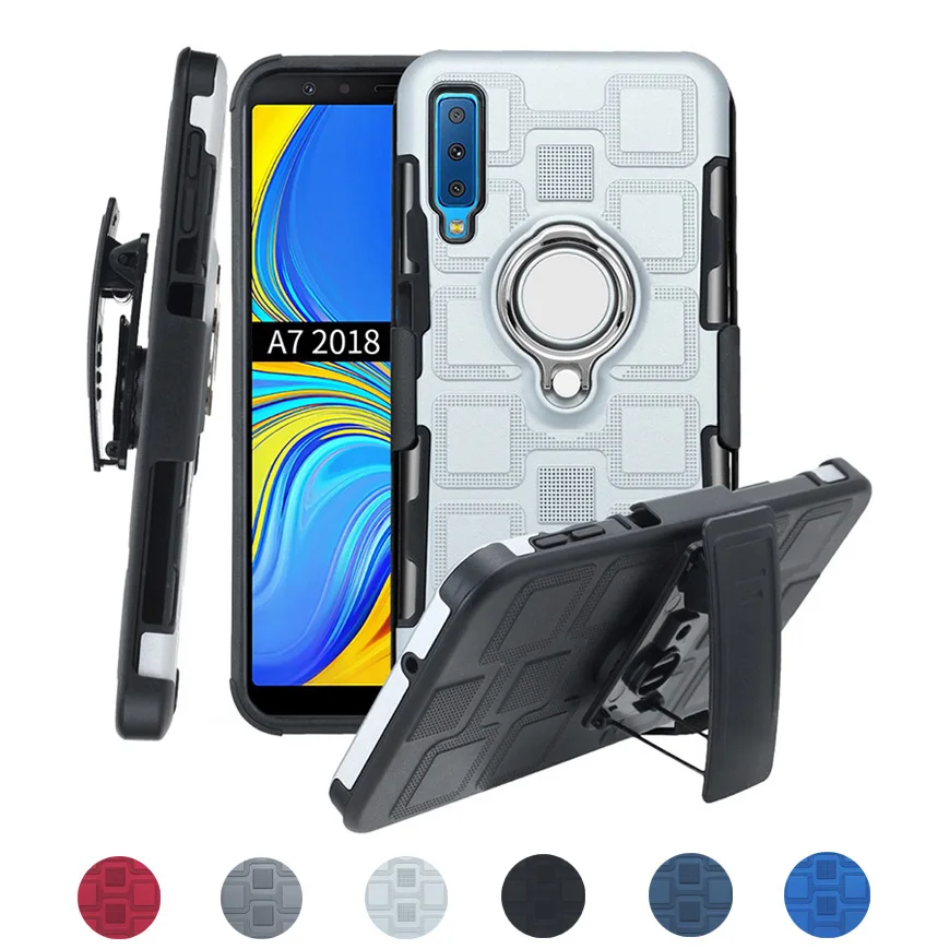 Сверхмощный защитный чехол 3 в 1 для Huawei Mate 20 Lite 10 Pro Y3 2017 Y6 Y7 Y9 2018 2019 вращающийся с
