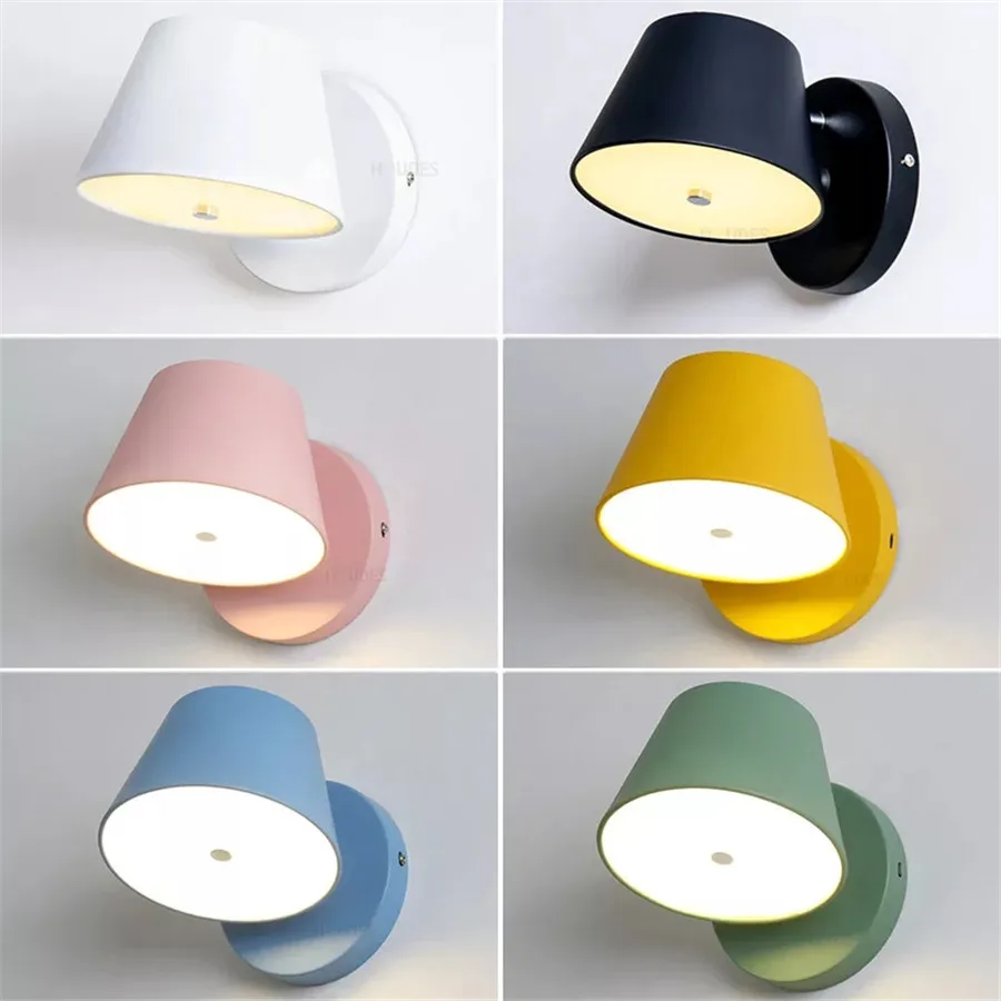 Scandinavian Modern Simple Bedside Wall Lamp Can Rotate Led Bedroom Creative Room Macaron Living Room Aisle Wall Lamp
Scandinavian Modern Simple Bedside Wall Lamp Can Rotate Led Bedroom Creative Room Macaron Living Room Aisle Wall Lamp