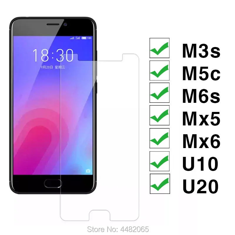 Защитное стекло для Meizu U10 U20 On Maisie M5c M 6s M3s Mx5 Mx6 U 10 M6 S Mx 5 6 закаленная пленка защита