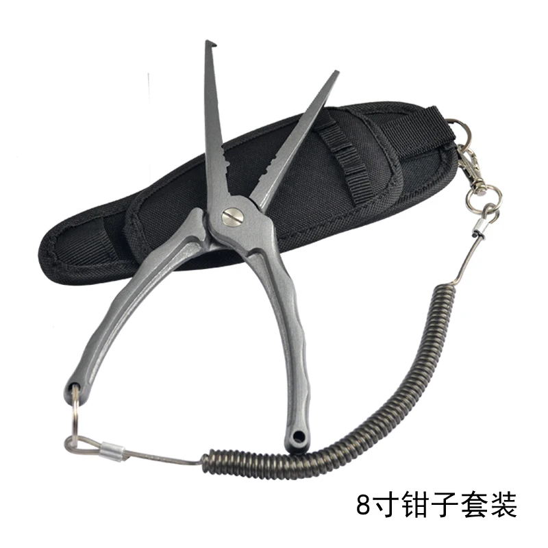Fishing plier Stainless Steel Braid line cutter Fishing tool with Lanyard and cloth bag Cover alicate de pesca Outdoor
Fishing plier Stainless Steel Braid line cutter Fishing tool with Lanyard and cloth bag Cover alicate de pesca Outdoor